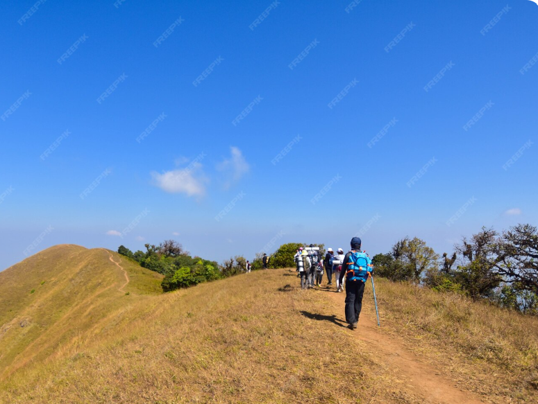 Climbers on Kilimanjaro